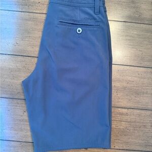 O'Neill Boys Navy Flat Front Shorts, Size 25